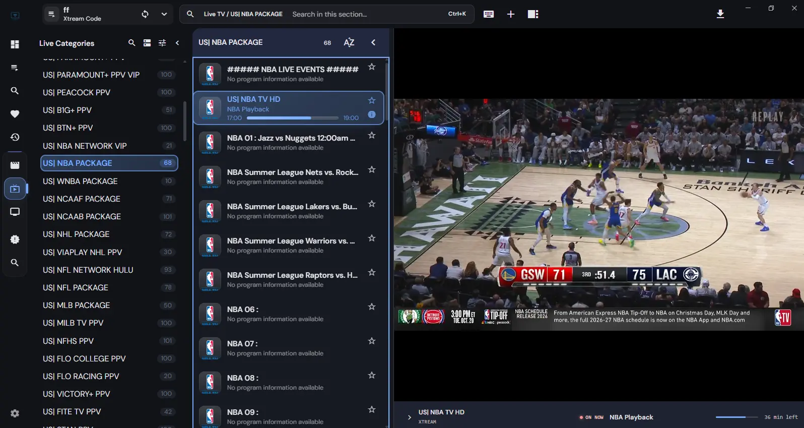 NBA League Pass & Live Basketball
