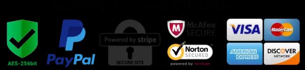 Guaranteed Safe Checkout - VixeoTV Accepted Payment Methods